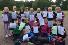 Sponsorenlauf Urkunden Klasse 1