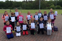 Sponsorenlauf Urkunden Klasse 3b