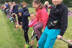Sponsorenlauf Warten auf Start